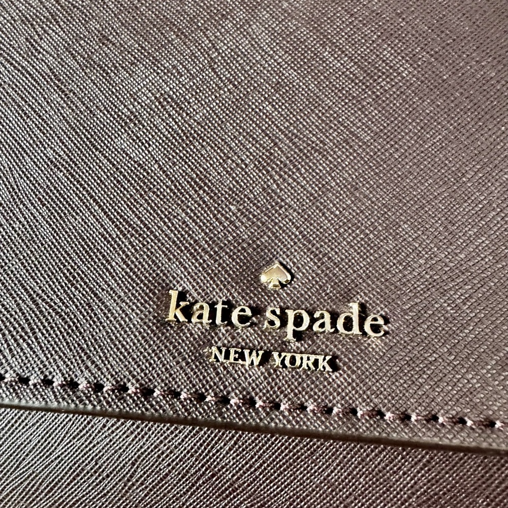 Kate Spade Brown Crossbody Bag Minimalist Design - Picture 6 of 11